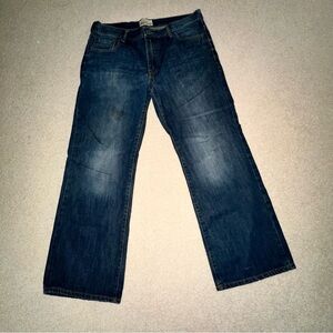 Aeropostale Men's Dark Blue Relaxed Jeans 36x32